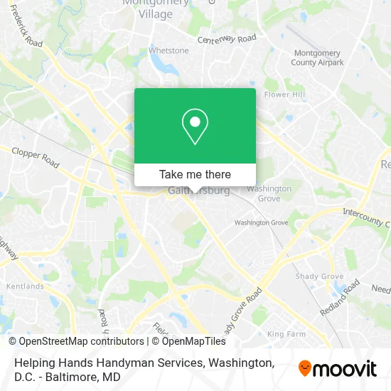 Helping Hands Handyman Services map