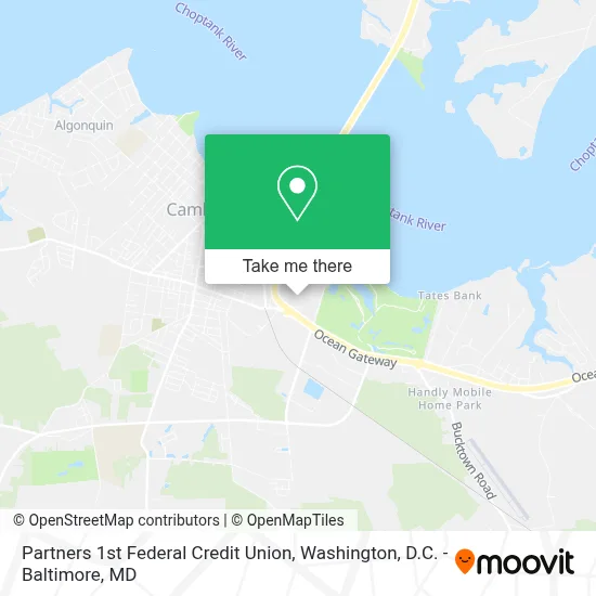 Partners 1st Federal Credit Union map