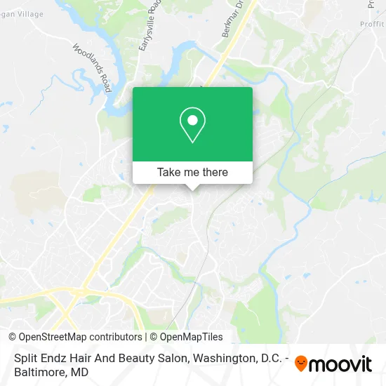 Split Endz Hair And Beauty Salon map