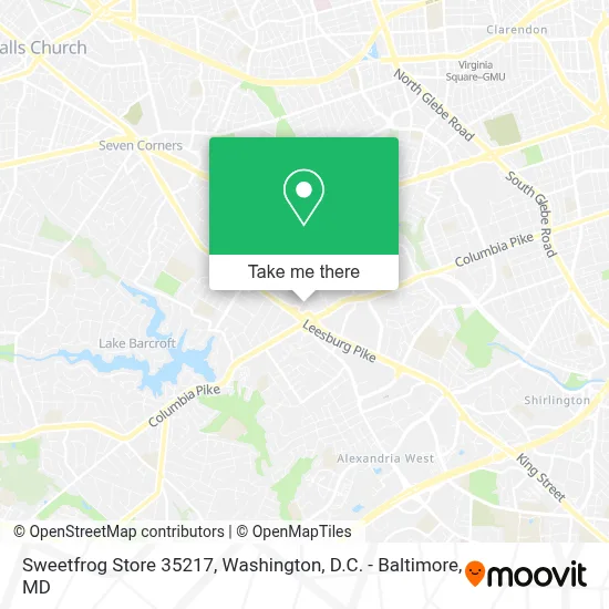 Sweetfrog Store 35217 map
