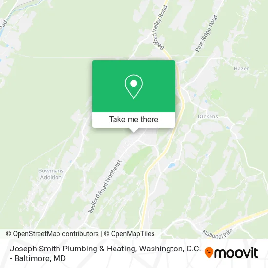 Joseph Smith Plumbing & Heating map