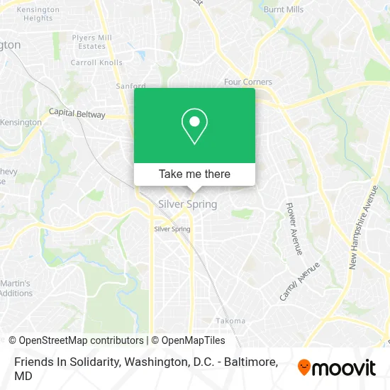 Friends In Solidarity map
