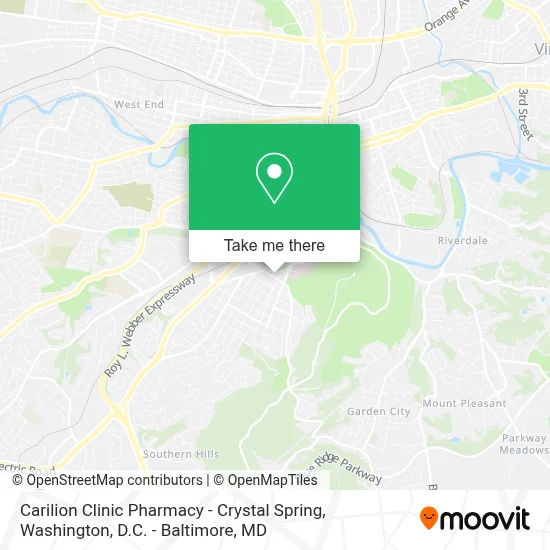 Carilion Clinic Pharmacy - Crystal Spring map