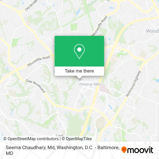 Seema Chaudhary, Md map