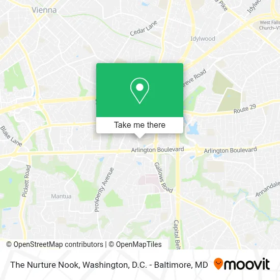 The Nurture Nook map