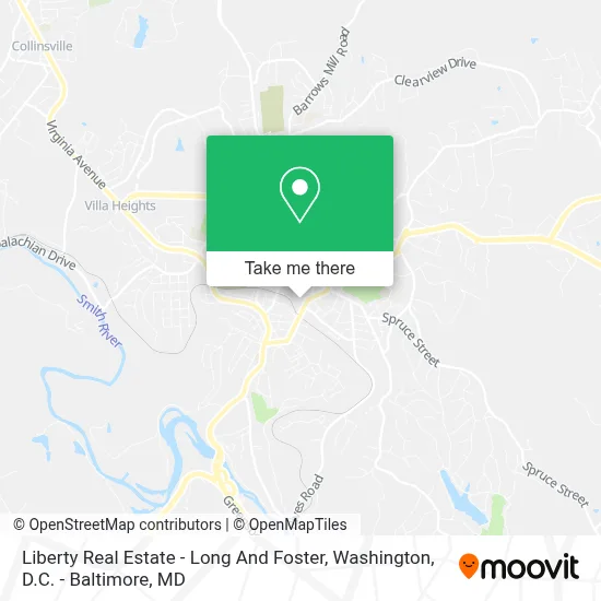 Liberty Real Estate - Long And Foster map