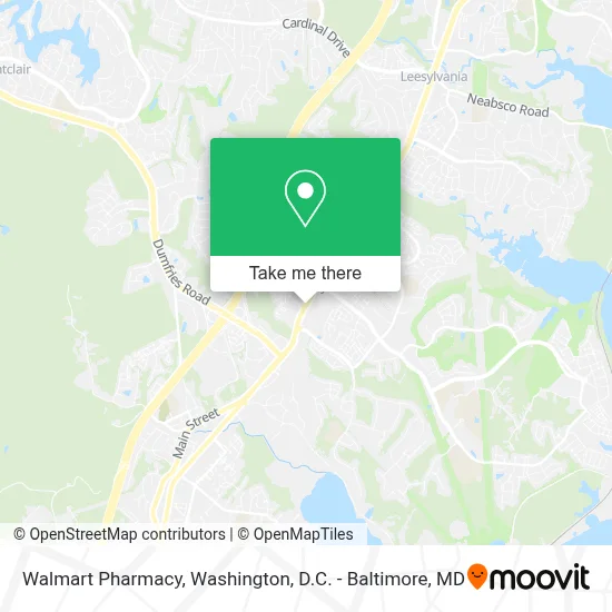 Walmart Pharmacy map