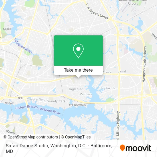 Safari Dance Studio map