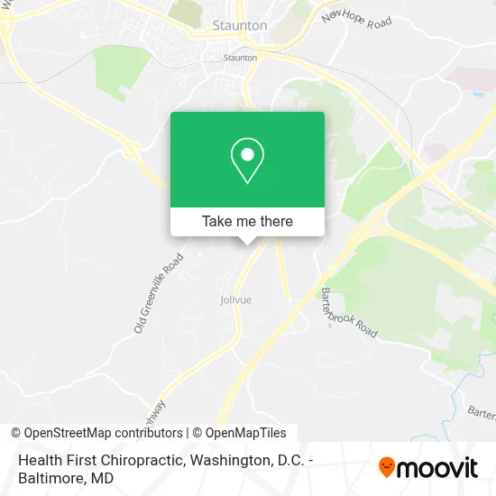 Health First Chiropractic map