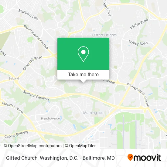 Gifted Church map
