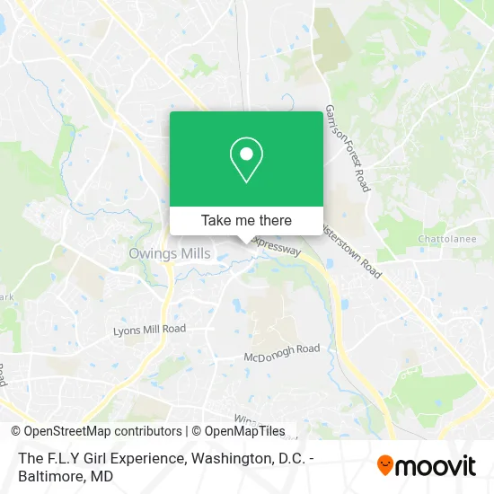 The F.L.Y Girl Experience map