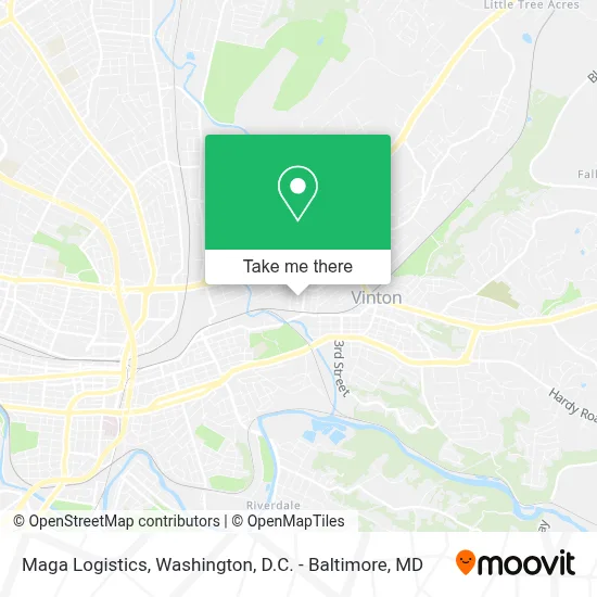 Maga Logistics map