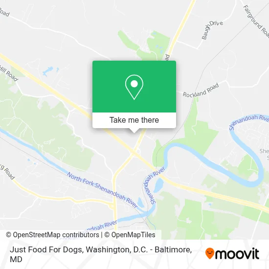 Just Food For Dogs map