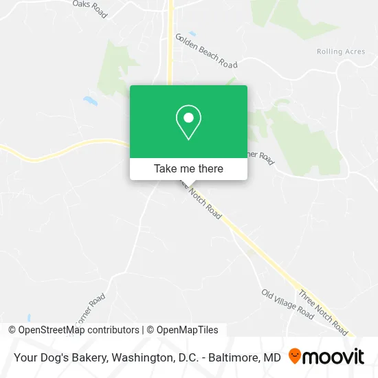 Your Dog's Bakery map
