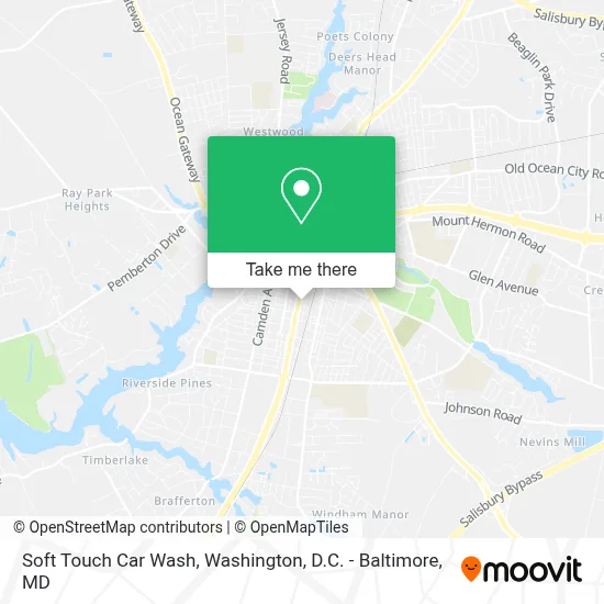 Soft Touch Car Wash map