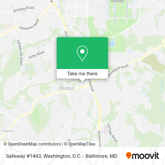 Safeway #1443 map