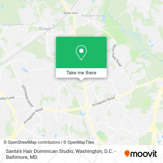 Santa's Hair Dominican Studio map
