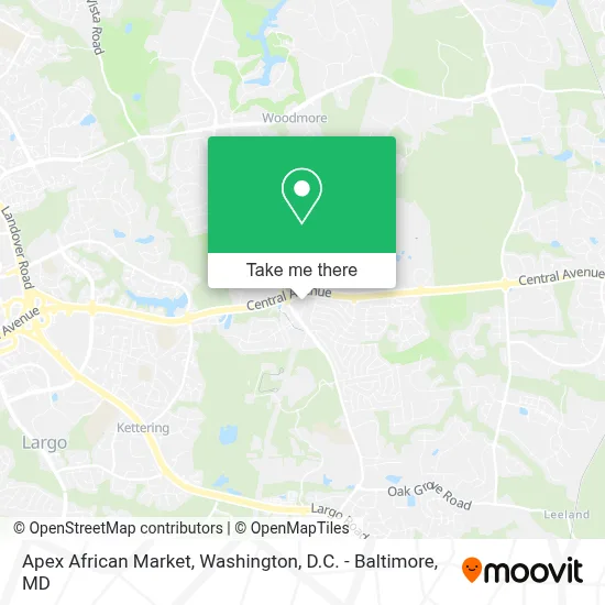 Apex African Market map