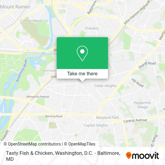 Tasty Fish & Chicken map