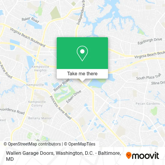Wallen Garage Doors map