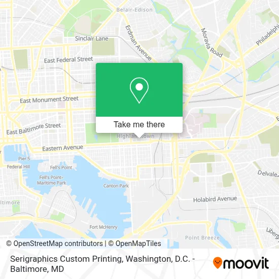 Serigraphics Custom Printing map
