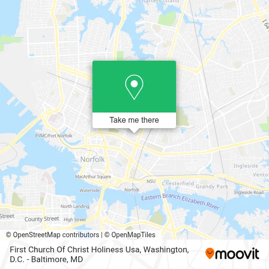 First Church Of Christ Holiness Usa map