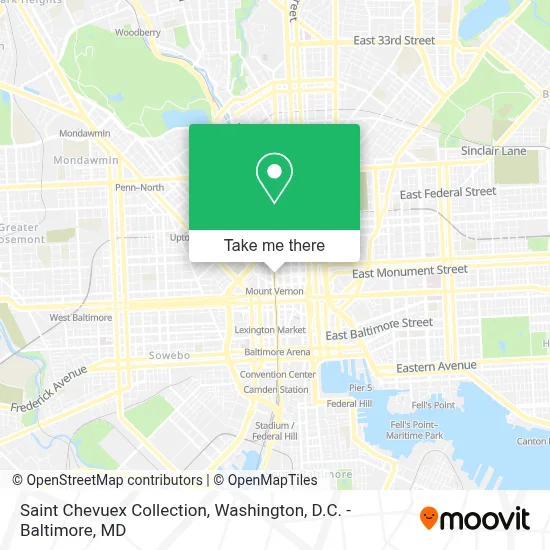 Saint Chevuex Collection map