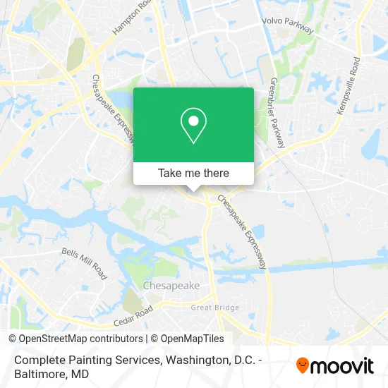 Complete Painting Services map
