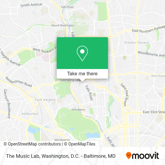 The Music Lab map