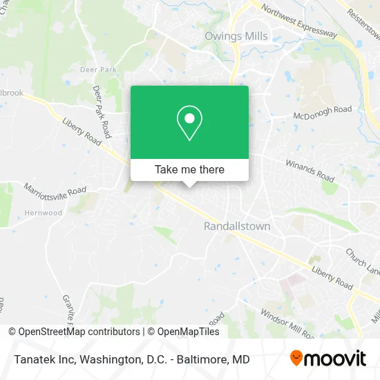 Tanatek Inc map