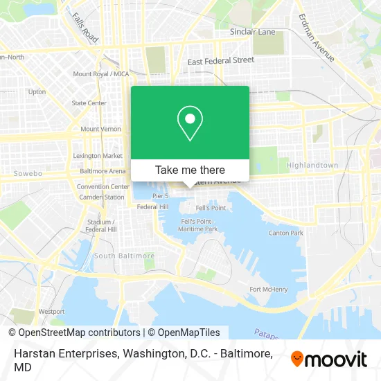 Harstan Enterprises map