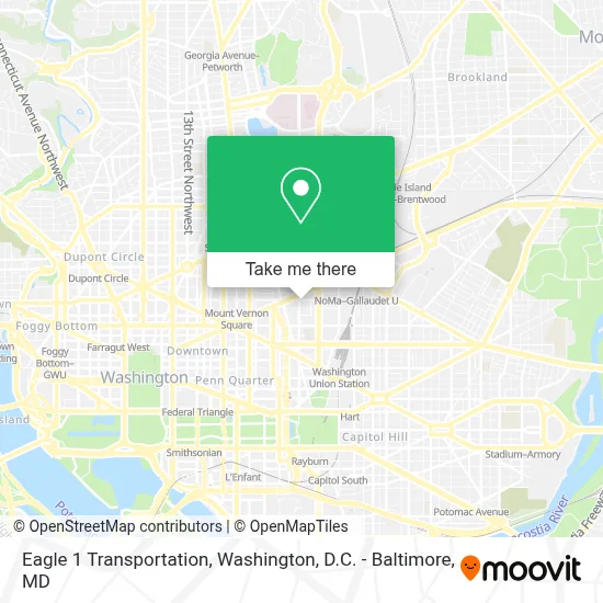 Eagle 1 Transportation map