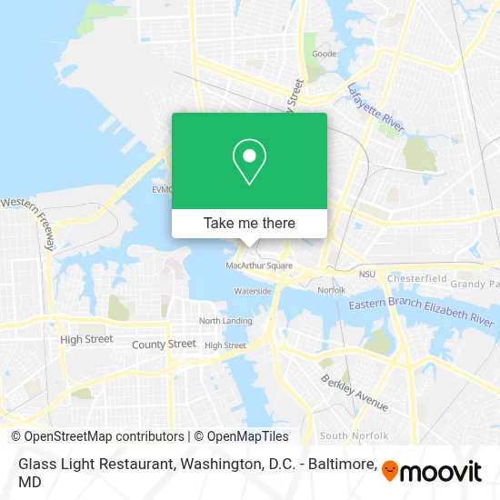 Glass Light Restaurant map
