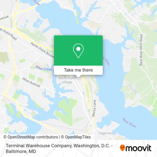 Terminal Warehouse Company map