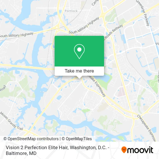 Vision 2 Perfection Elite Hair map
