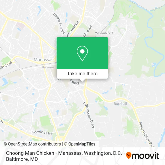 Choong Man Chicken - Manassas map
