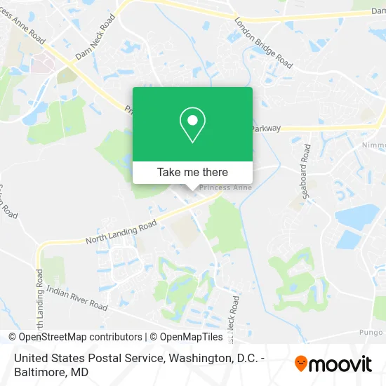 United States Postal Service map