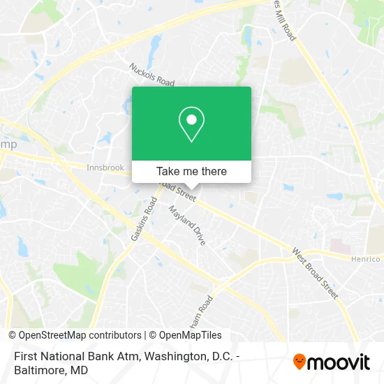First National Bank Atm map
