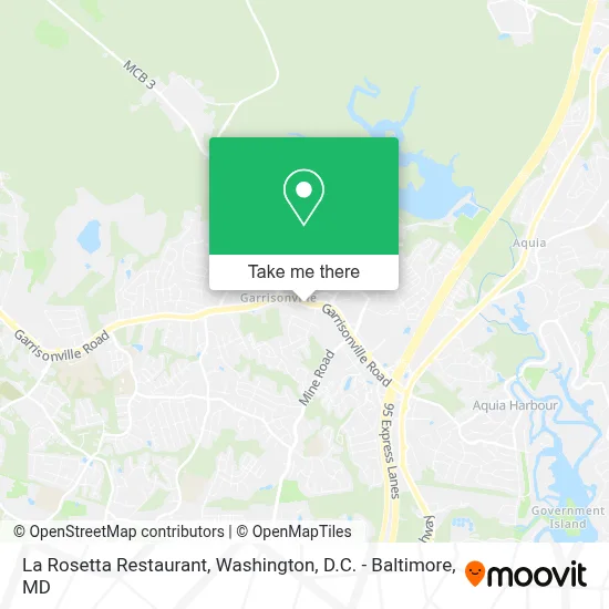Ristorante La Rosetta map