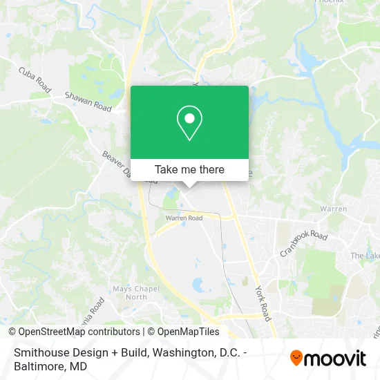 Smithouse Design + Build map