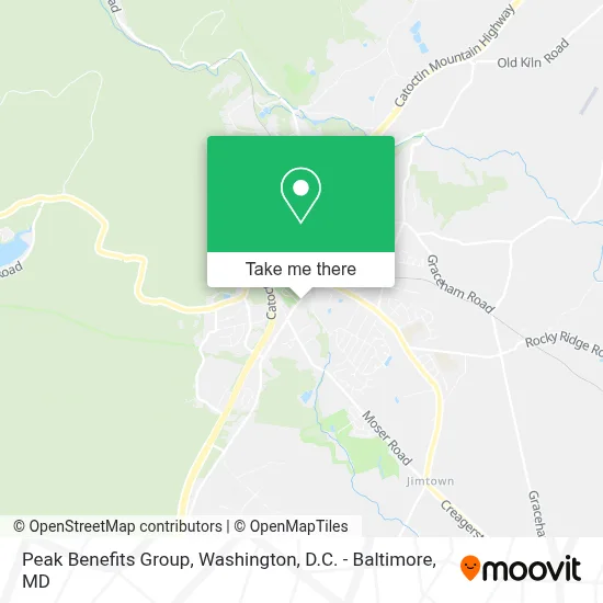 Peak Benefits Group map