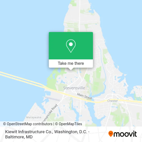 Kiewit Infrastructure Co. map