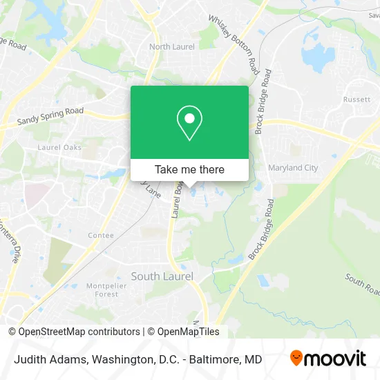 Judith Adams map