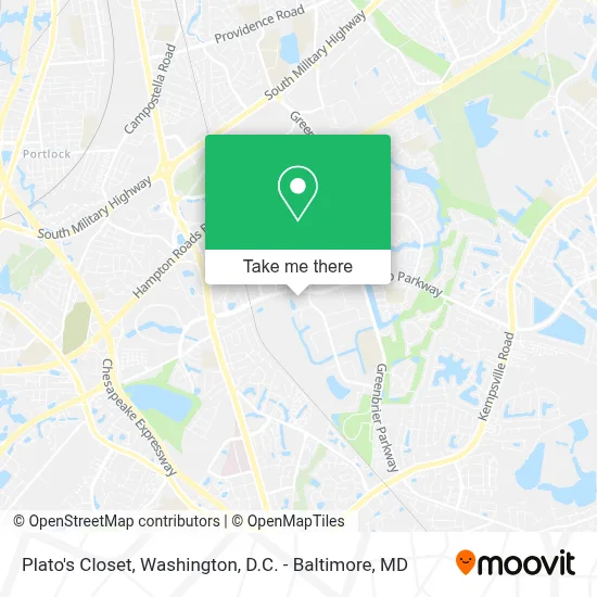 Plato's Closet map