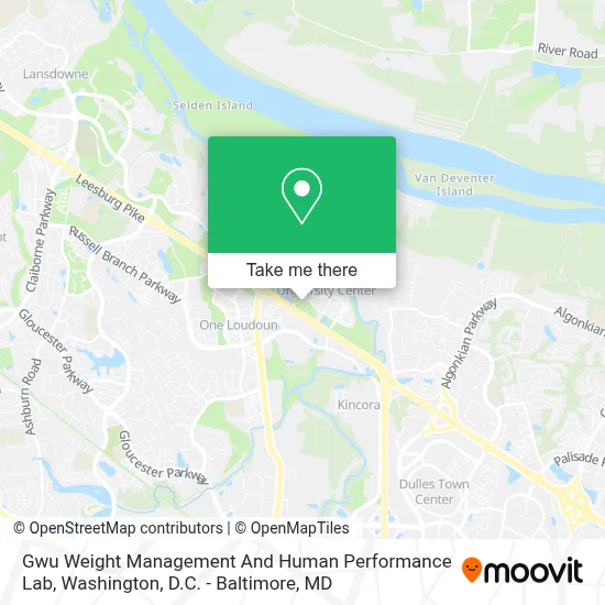 Gwu Weight Management And Human Performance Lab map
