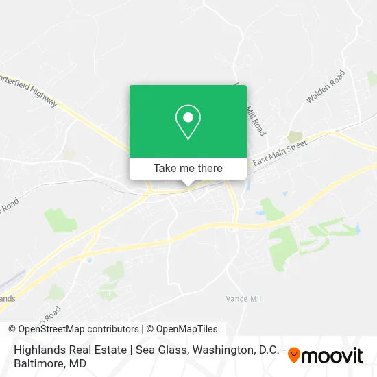 Highlands Real Estate | Sea Glass map
