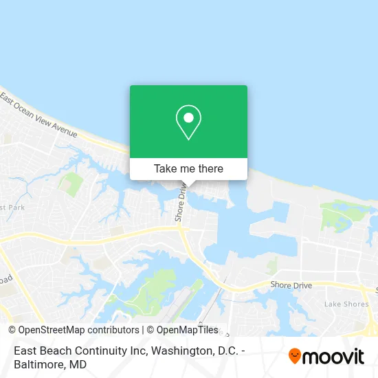 East Beach Continuity Inc map