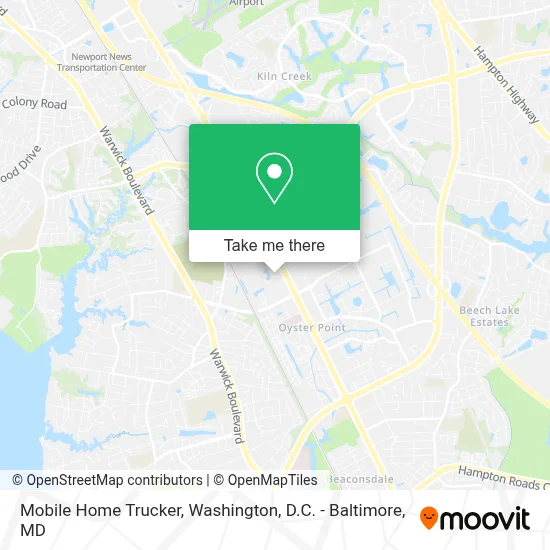 Mobile Home Trucker map
