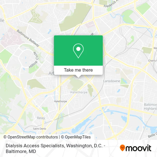 Dialysis Access Specialists map
