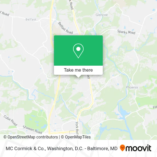 MC Cormick & Co. map